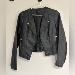 Dynamite faux leather blazer jacket